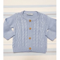 Бебешка жилетка в светло синьо Бебешка жилетка в светло синьо