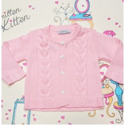 Бебешка розова жилетка