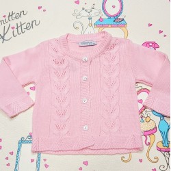 Бебешка розова жилетка Бебешка розова жилетка