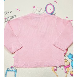 Бебешка розова жилетка Бебешка розова жилетка