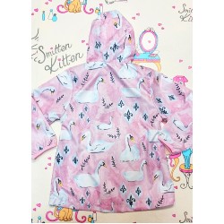 Шушляково детско яке Лебеди в розово Шушляково детско яке Лебеди в розово