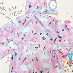 Шушляково детско яке Лебеди в розово Шушляково детско яке Лебеди в розово