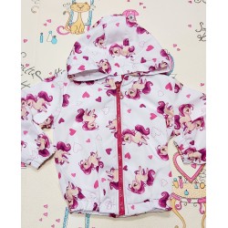 Детско яке ветровка за момиче ПОНИ Детско яке ветровка за момиче ПОНИ