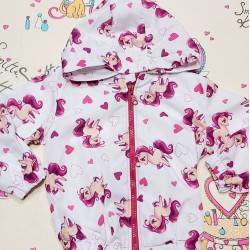 Детско яке ветровка за момиче  ПОНИ 