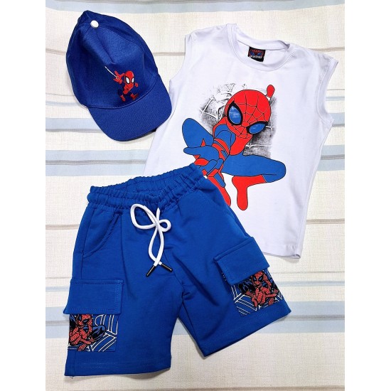 Детски летен комплект от 3части ,,Спайдърмен