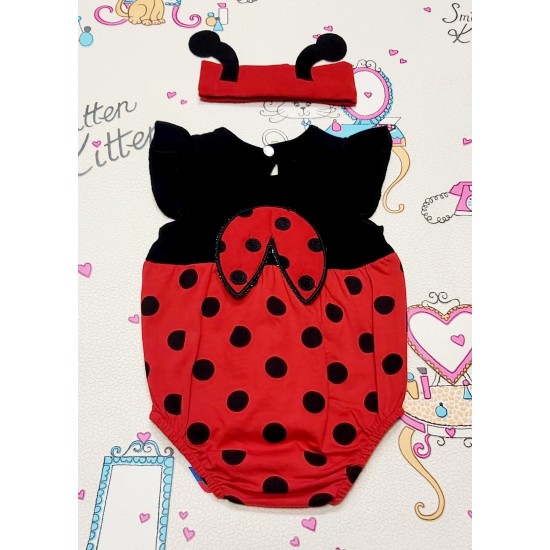 Боди Калинка с лента за коса Боди Калинка с лента за коса