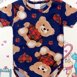 Бебешко боди с къс ръкав Мечета Бебешко боди с къс ръкав Мечета