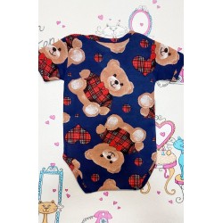 Бебешко боди с къс ръкав Мечета Бебешко боди с къс ръкав Мечета