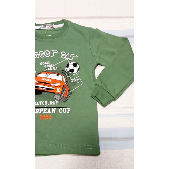 Тениска с дълъг ръкав Soccer cup Тениска с дълъг ръкав Soccer cup