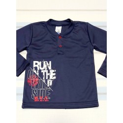 Тъмносиня детска блуза RuN Тъмносиня детска блуза RuN