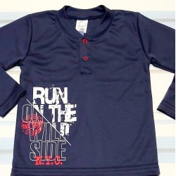 Тъмносиня детска блуза RuN Тъмносиня детска блуза RuN