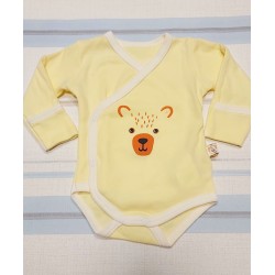 Бебешко боди с предно закопчаване с Мече Бебешко боди с предно закопчаване с Мече