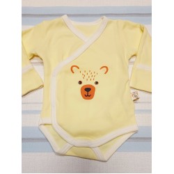 Бебешко боди с предно закопчаване с Мече Бебешко боди с предно закопчаване с Мече