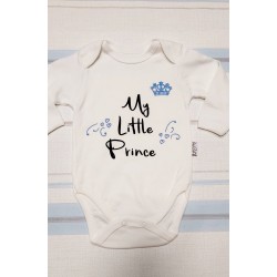 Бяло боди Моят малък принц