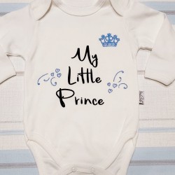 Бяло боди Моят малък принц