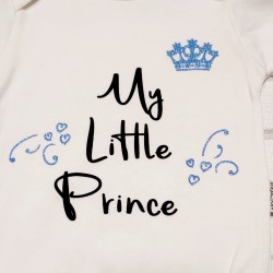 Бяло боди Моят малък принц