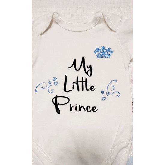 Бяло боди Моят малък принц