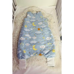 ЛЯТНО Детско спално чувалче Облачета с крачета