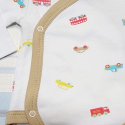 Боди с прехлупване с колички Боди с прехлупване с колички