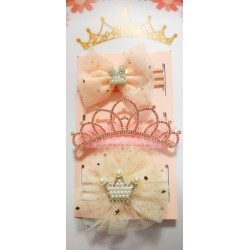 Бебешки ленти за коса в кутия 3бр