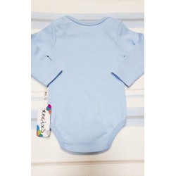 Боди в светло синьо с Патенца