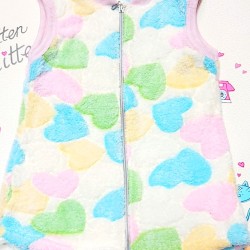 Пухкав цветен елек  Сърчица