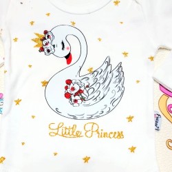 Бебешко боди  Лебед