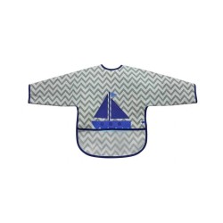 Лигавник с ръкави и джоб BOAT Kikkaboo