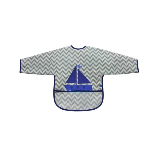 Лигавник с ръкави и джоб BOAT Kikkaboo