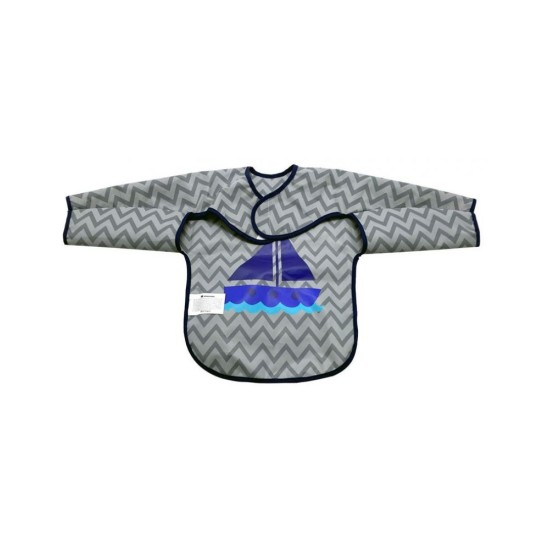 Лигавник с ръкави и джоб BOAT Kikkaboo