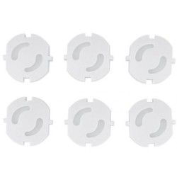 Протектори за контакти 6бр. Kikkaboo Протектори за контакти 6бр. Kikkaboo