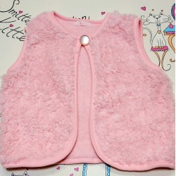 Пухкав елек в розово Пухкав елек в розово