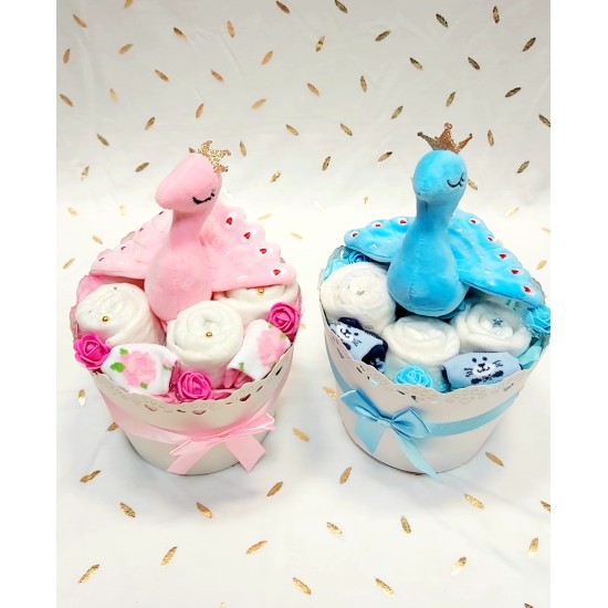 Бутиков подарък за бебе Лебед Бутиков подарък за бебе Лебед