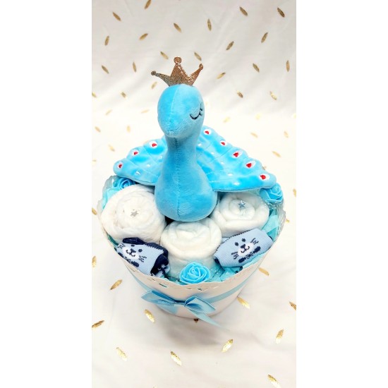 Бутиков подарък за бебе Лебед Бутиков подарък за бебе Лебед