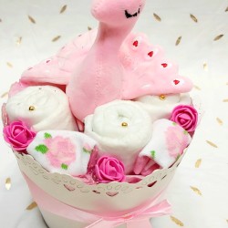 Бутиков подарък за бебе Лебед Бутиков подарък за бебе Лебед