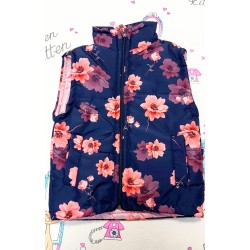 Шушляков елек на цветя в тъмносиньо Шушляков елек на цветя в тъмносиньо