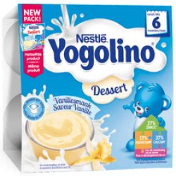 Млечен десерт Nestlé Yogolino Ванилия 4х100гр Млечен десерт Nestlé Yogolino Ванилия 4х100гр
