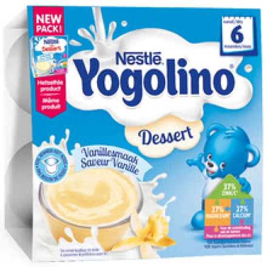Млечен десерт Nestlé Yogolino Ванилия 4х100гр