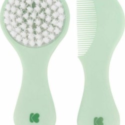 Комплект четка и гребен за бебе Kikkaboo Mint