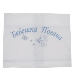 Кърпа за погача в бяло и синьо