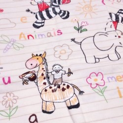 Бебешка бархетна пелена Диви животни Бебешка бархетна пелена Диви животни