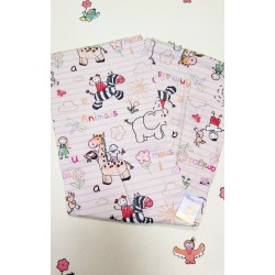 Бебешка бархетна пелена Диви животни Бебешка бархетна пелена Диви животни