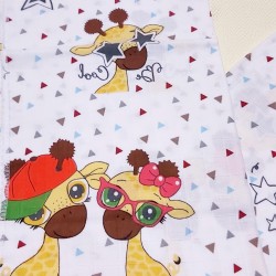 Бебешка пелена муселинова Жирафчета Бебешка пелена муселинова Жирафчета