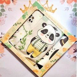 Лигавници в кутия Панда с тиранти Лигавници в кутия Панда с тиранти