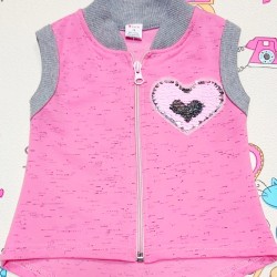 Бебешки елек Сърчице Бебешки елек Сърчице