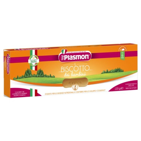PLASMON Бебешки бисквити 6м+