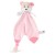 AMEK BABY Мека играчка за гушкане Мече розова
