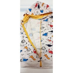 Детски памучен суичър Динозаври Детски памучен суичър Динозаври