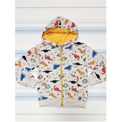 Детски памучен суичър  Динозаври