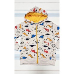 Детски памучен суичър  Динозаври